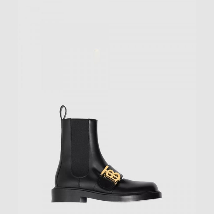 부츠 Burberry Monogram Motif Leather Chelsea Boots 80581881